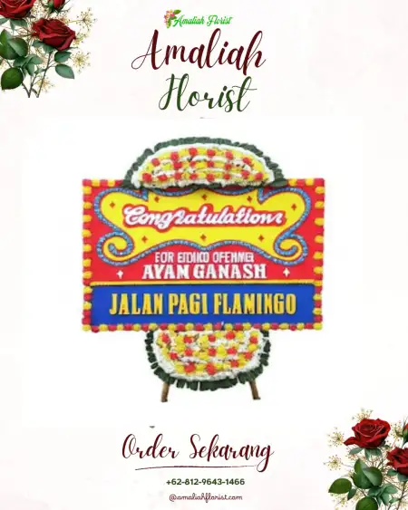 Sewa Papan Bunga Juntiweden